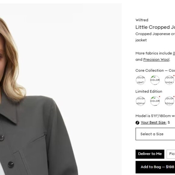 Aritzia Cropped Jacket - Picture 5 of 5